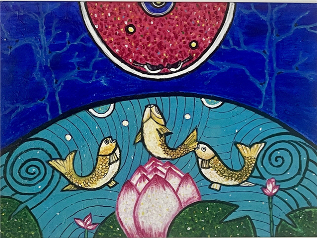 이주영 작가가 그린 '꿈꾸는 아이들'. 성백갤러리 제공